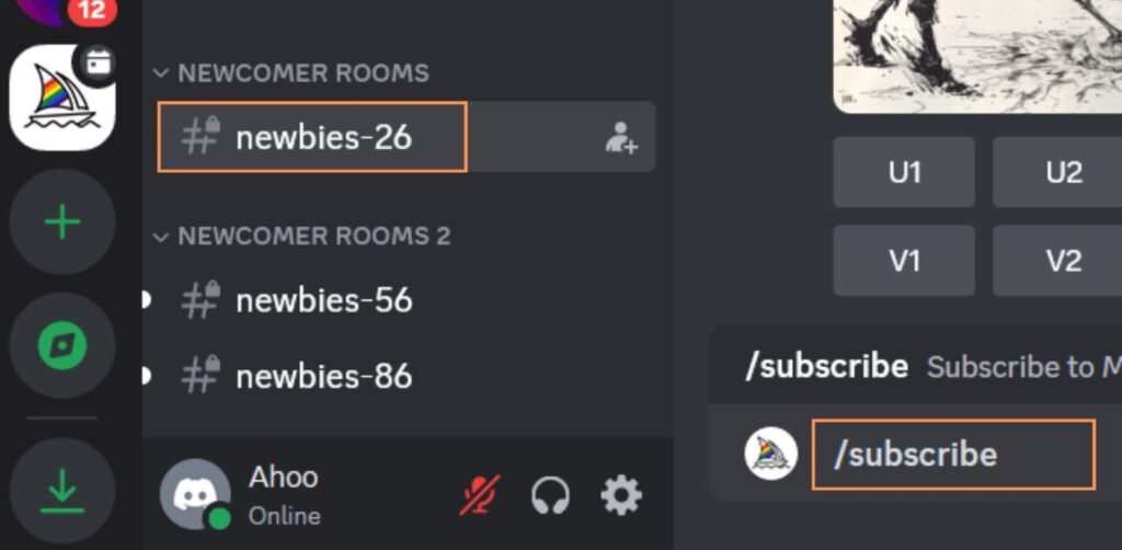 newbies room for subscription
